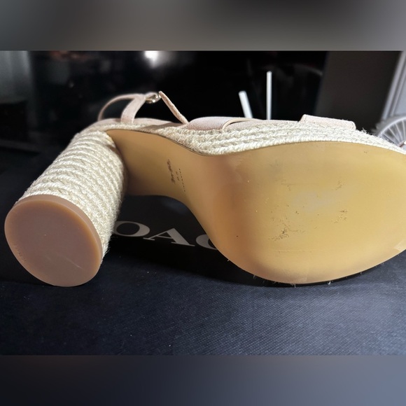 Coach Women's Beige Sandals - Picture 2 of 5